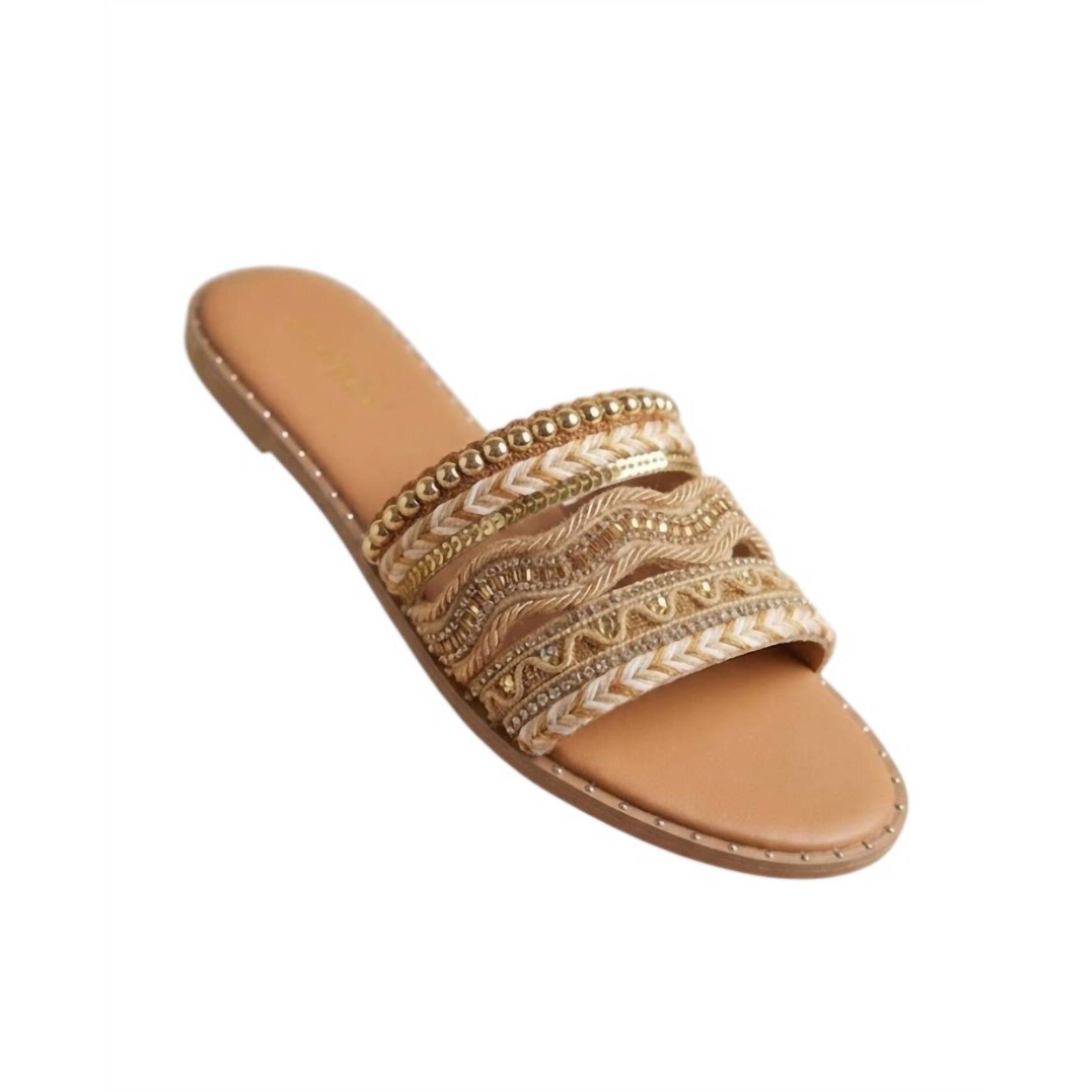 New Bamboo Women's Day Out Slides In Bronze